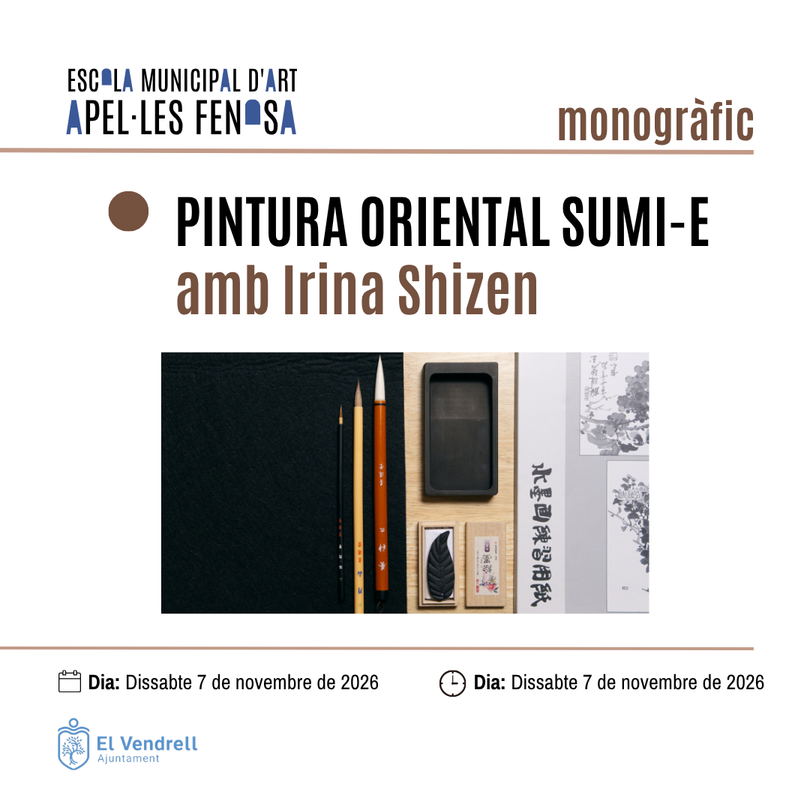 Monogràfic: Pintura Oriental Sumi-e, amb Irina Shizen